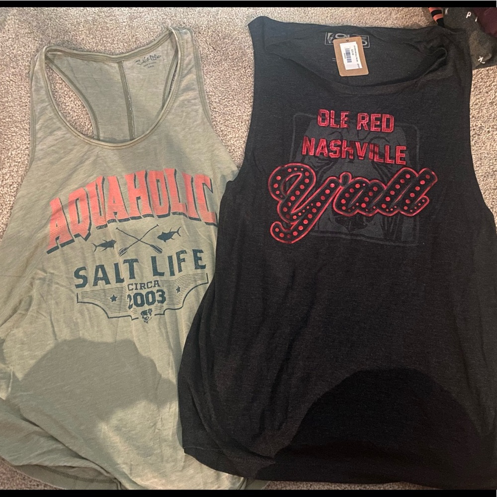 Two tank tops
